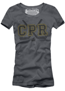 CPR Gear's Boston Bruins women's t-shirt - we're giving one away (see the end of the interview!)