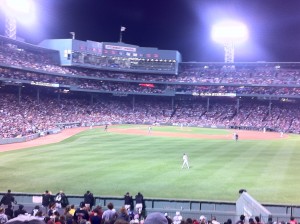Fenway Park, home of the Boston Red Sox.